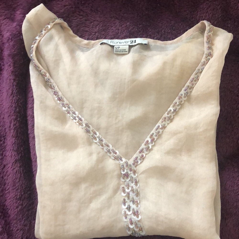 Soft sheer top